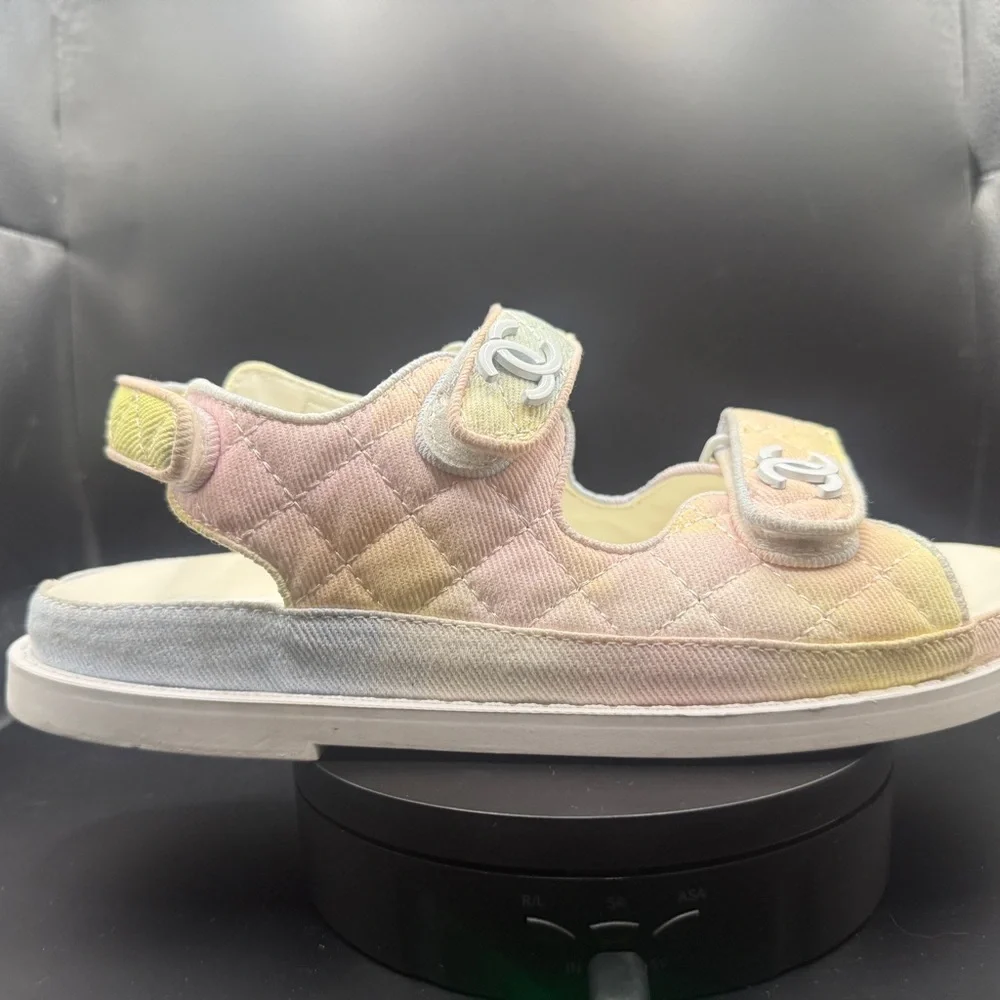 CHANEL pastel quilted